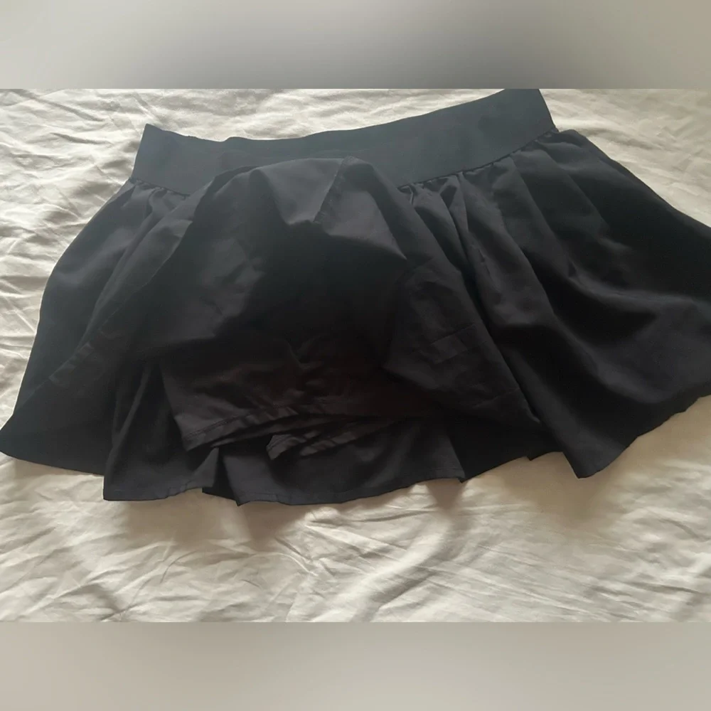 Charlotte Russe Elegant Black Skater Skirt